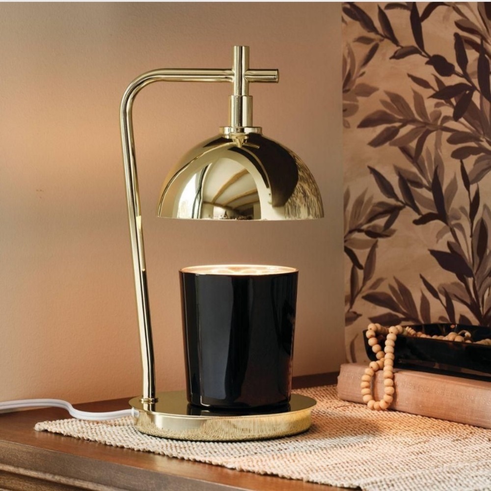 NWT Threshold Gold Candle  Lamp Warmer price includes defect no offers